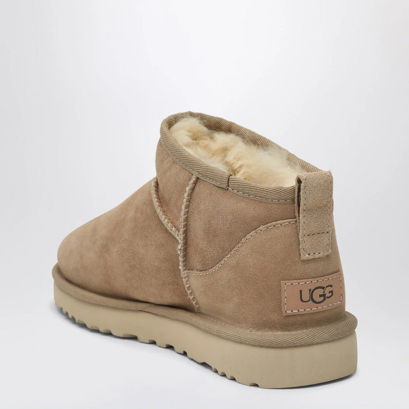 UGG Classic Ultra Mini ankle boots in sand