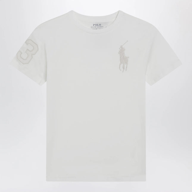 Polo Ralph Lauren White T-shirt with embroidered logo