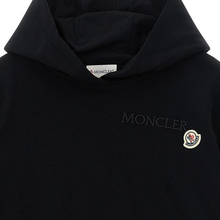 Moncler Enfant Logo Embroidery Hoodie